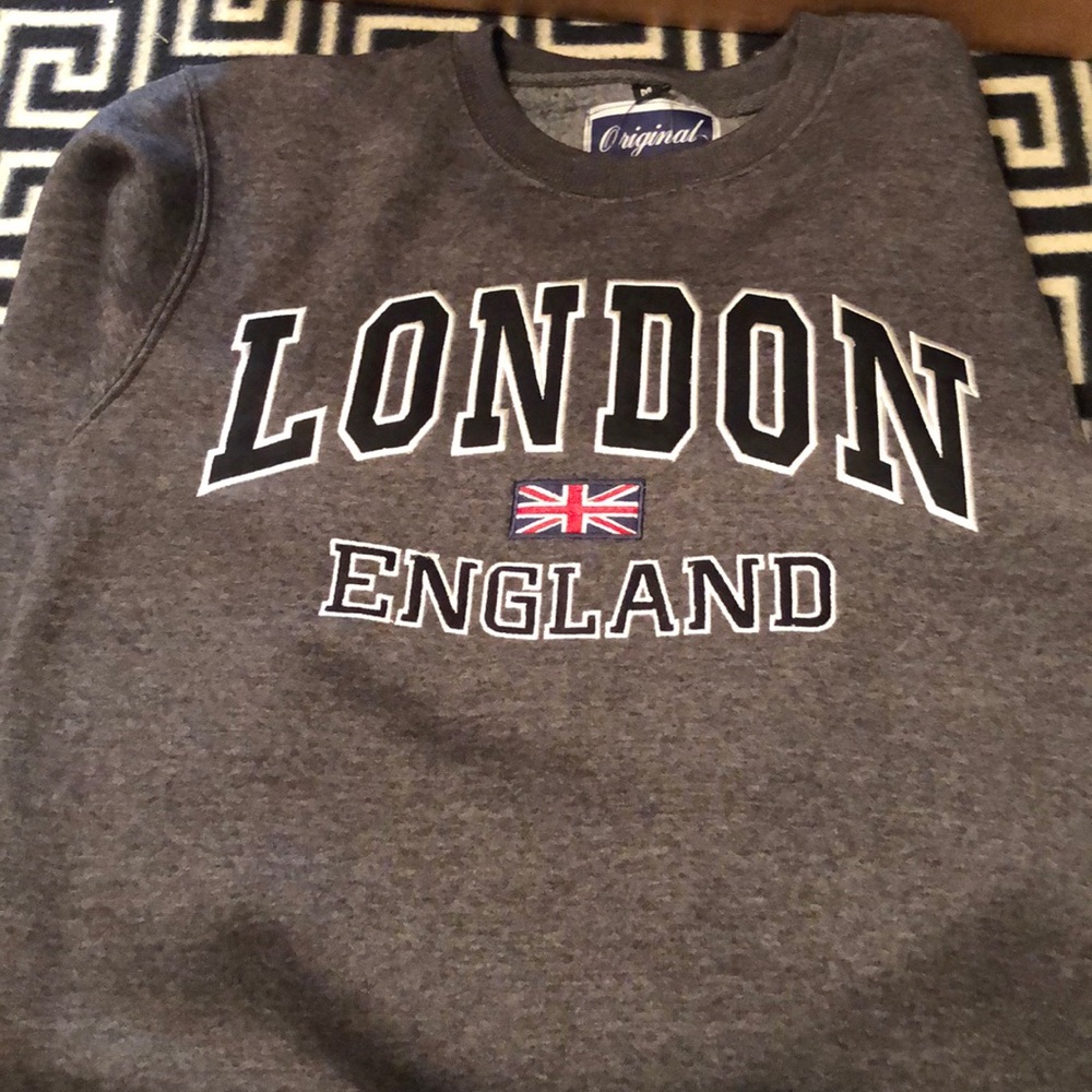 Charcoal London crewneck sweatshirt